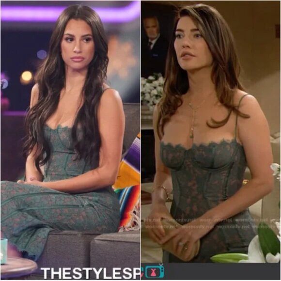 NWT House of CB Midi Maxi Dress Green Lace Joelle Underwire Bodycon size S - Picture 3 of 10